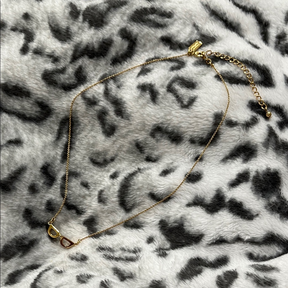 Kate Spade Gold Eyeglasses Pendant Necklace - Picture 2 of 4
